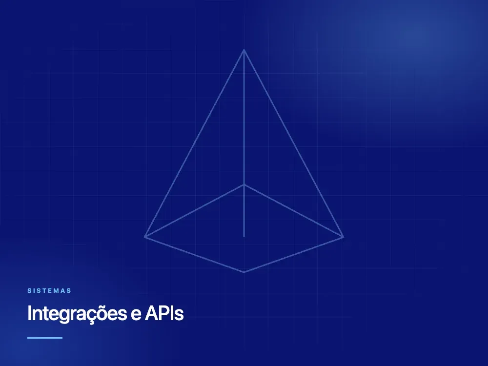 Painel ilustrativo das integrações e APIs